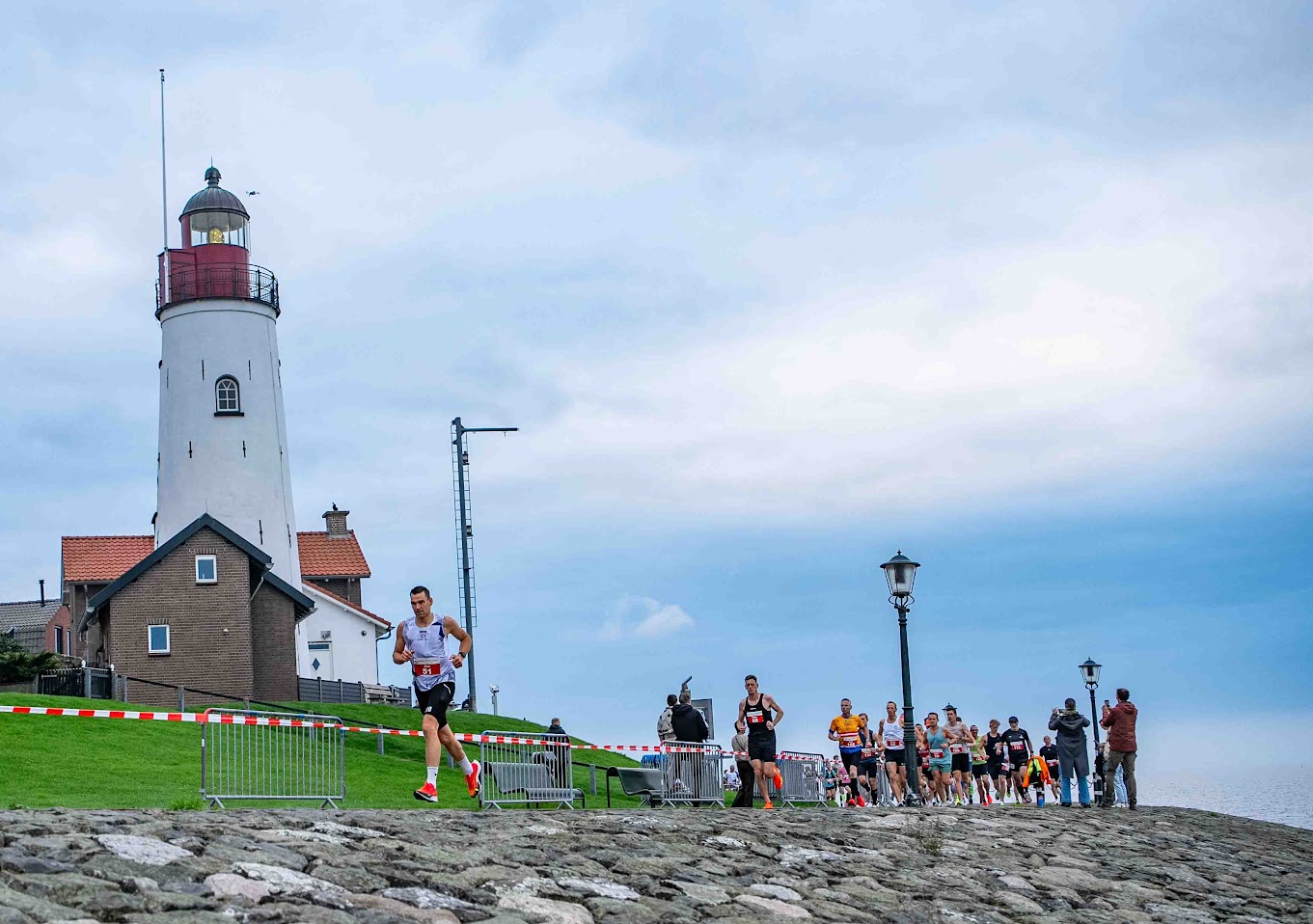 Urk Marathon : Foto door Meindert Koffeman